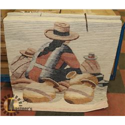 PERUVIAN WEAVED WOOL WALL HANGING