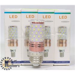 LOT OF 12 NEW LED LIGHT BULBS - 6000K