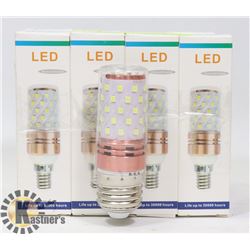 LOT OF 12 NEW LED LIGHT BULBS - 3000K