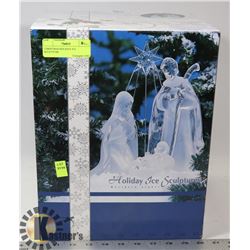 CHRISTMAS HOLIDAY ICE SCULPTURE