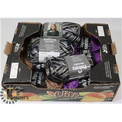 BOX OF 9 PATONS METALLIC YARN