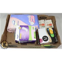 ASSORTED WOMEN'S PANTY LINERS &