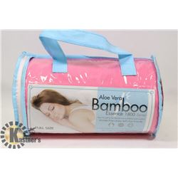 ALOE VERA BAMBOO FULL SIZE SHEETS PEACH