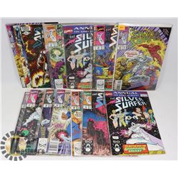 LOT OF 26 SILVER SURFER COMIC BOOKS.
