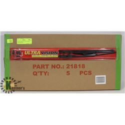 LOT OF 6 NEW 18" ULTRA VISION WIPER BLADES