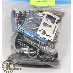 BAG OF POCKET KNIVES