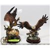 LOT OF 2 NEW EAGLE STATUES