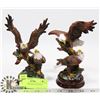 LOT OF 2 NEW EAGLE STATUES