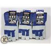 Image 1 : 3X PAIR OF WINTER LEATHER WORK GLOVES