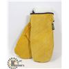 Image 1 : SINGLE PAIR OF WINTER LEATHER WORK MITS