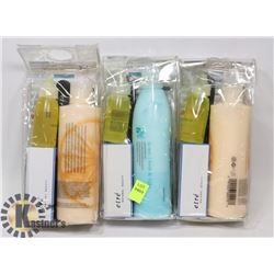 LOT OF 3 NAIL CLEANING KIT