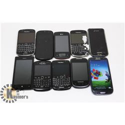 BAG OF STORAGE LOCKER FIND CELLPHONES