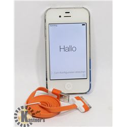 IPHONE 4S WITH CHARGING CABLE