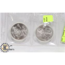 LOT OF 2 -1976 CANADA OLYMPIC PROOF COINS