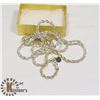 Image 1 : 925 STERLING SILVER (STAMPED) ROPE NECKLACE