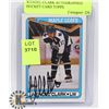 Image 1 : WENDEL CLARK AUTOGRAPHED HOCKEY CARD TOPPS.