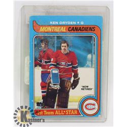 KEN DRYDEN MONTREAL CANADIENS 79-80 OPEECHEE CARD.