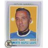 Image 1 : JACQUES PLANTE 70-71 TORONTO MAPLE LEAFS OPEECHEE