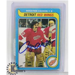 SIGNED ROGATIEN ROGIE VACHON 79-802 OPEECHEE CARD,