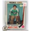 Image 1 : KEN BRODERICK 69-70 OPEECHEE ROOKIE CARD,