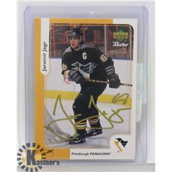 JAROMIR JAGR PITTSBURGH PENGUINS AUTOGRAPHED