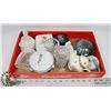 Image 1 : BOX OF TRINKET BOXES AND CRYSTAL