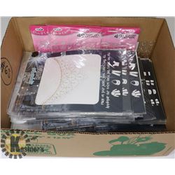 LOT OF NEW IRON ON JEWELS.