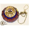 Image 1 : STAINED GLASS CHANDELIER