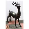 Image 1 : BROWN RESIN REINDEER W/REMOVABLE