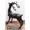 Image 2 : BROWN RESIN REINDEER W/REMOVABLE