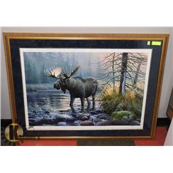 FRAMED MOOSE PRINT