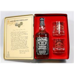 JACK DANIELS GIFT BOX INCL COLLECTORS TIN, 750ML