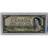 Image 1 : 1954 CANADIAN TWENTY DOLLAR DEVILS FACE BILL