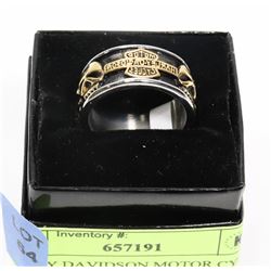 HARLEY DAVIDSON MOTORCYCLE SZ 10 STAINLESS STEEL