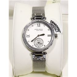 NEW ANNE KLEIN NEW YORK SWAROVSKI CRYSTALS WATCH