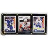 Image 1 : 3 FRAMED ROOKIE CARDS OF TORONTO MAPLE LEAFS STARS