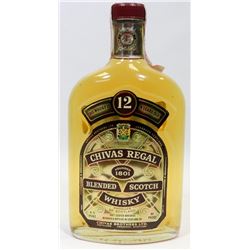 CHIVAS REGAL BLENDED SCOTCH WHISKEY 4/5 PINT,
