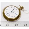 Image 1 : 1918 WALTHAM POCKET WATCH GOLD PLATED WORKING