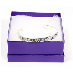 AUTHENTIC GUCCI .925 SILVER DOUBLE G BRACELET