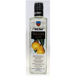 RIEDER WILLIAM EAU DE VIE 12 FL OZ 40%.