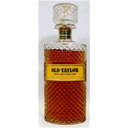 OLD TAYLOR KENTUCKY STRAIGHT BOUTBON WHISKEY 4/5