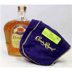 VINTAGE 1971 CROWN ROYAL WHISKY 710ML 40% ALCOHOL