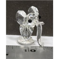 CRYSTAL ELEPHANT FIGURE RETIRED