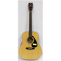 YAMAHA 310 P/U NATURAL ACOUSTIC GUITAR WITH SOFT