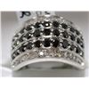 Image 1 : 7) 10K WHITE GOLD DIAMOND RING,