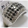 Image 3 : 7) 10K WHITE GOLD DIAMOND RING,