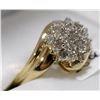Image 2 : 15) 14K YELLOW & WHITE GOLD DIAMOND RING,