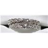 Image 1 : 21) 14K WHITE GOLD DIAMOND 2PC RING SET,