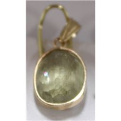 23) 14KT YELLOW GOLD ZULTANITE PENDANT,