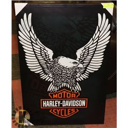 HARLEY-DAVIDSON MOTORCYCLES ART ON CANVAS